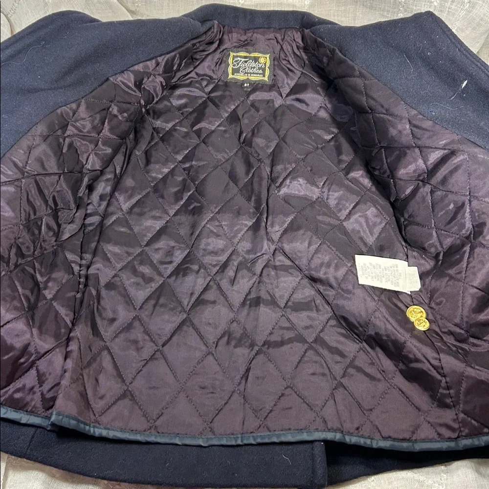Fieldston Clothes wool pea navy marine coat K00058 size 3T